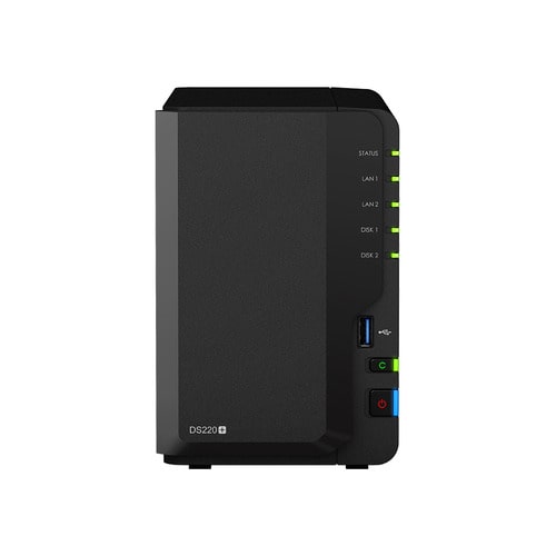 Synology DiskStation DS220+ (2 bays) - Compact and high performance NAS solution