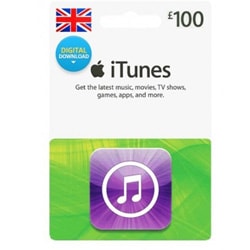 Apple iTunes £100 Gift Card - UK (iTunes UK Gift Cards) SKU=52530045