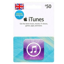 Apple iTunes £50 Gift Card - UK (Best Offers)