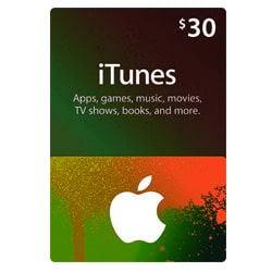 Apple iTunes $30 Gift Card - USA (iTunes Gift Cards)