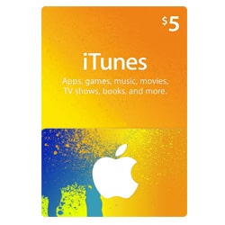 Apple iTunes $5 Gift Card - USA (iTunes Gift Cards)