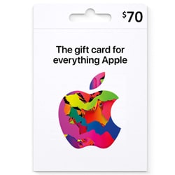Apple iTunes $70 Gift Card - USA (iTunes Gift Cards)