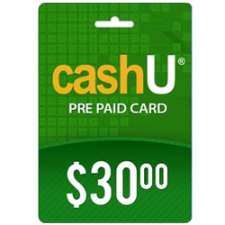 CashU PrePaid Card $30 (CashU PrePaid Cards) SKU=52530027