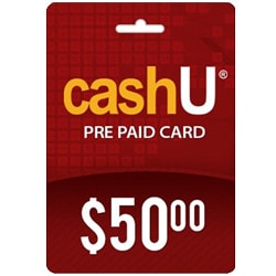 CashU PrePaid Card $50 (CashU PrePaid Cards)