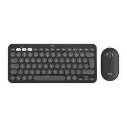 Logitech Pebble 2 Combo, Wireless Keyboard and Mouse (Ar/En) - Graphite (Keyboards & Mice) SKU=52530184