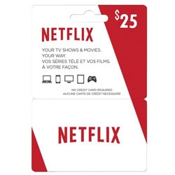 Netflix Gift Card $25 (Netflix Gift Cards)