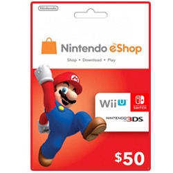 Nintendo eShop Gift Card $50 (Nintendo eShop Cards)