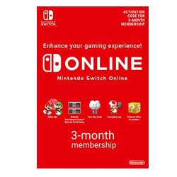 Nintendo Switch Online Membership - 3 Months (USA) (Nintendo eShop Cards)
