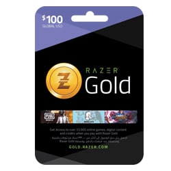 Razer Gold $100 (Global + US) (Razer Gold Gift Cards)