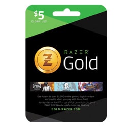 Razer Gold $5 (Global + US) (Razer Gold Gift Cards)