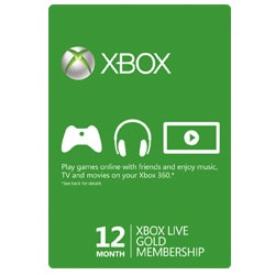 Xbox Live Card 12 Month - USA (Xbox Cards) SKU=52530068