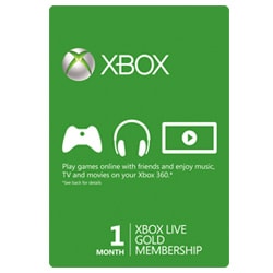 Xbox Live Card 1 Month - USA (Xbox Cards) SKU=52530066