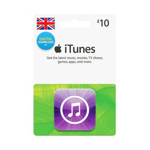 Apple iTunes £10 Gift Card - UK