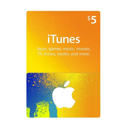 Apple iTunes $5 Gift Card - USA