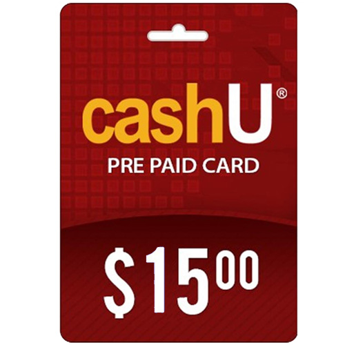 CashU PrePaid Card $15