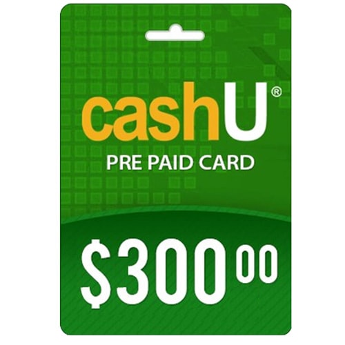 CashU PrePaid Card $300 - Single Code