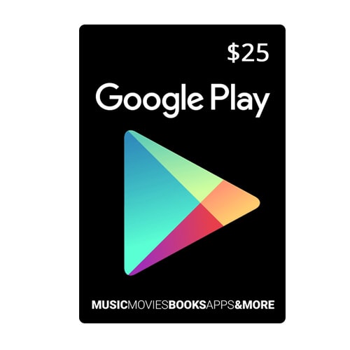 Google Play Card $25 - USA