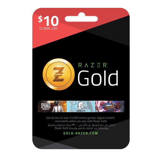 Razer Gold $10 (Global + US)