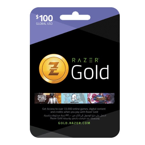 Razer Gold $100 (Global + US)