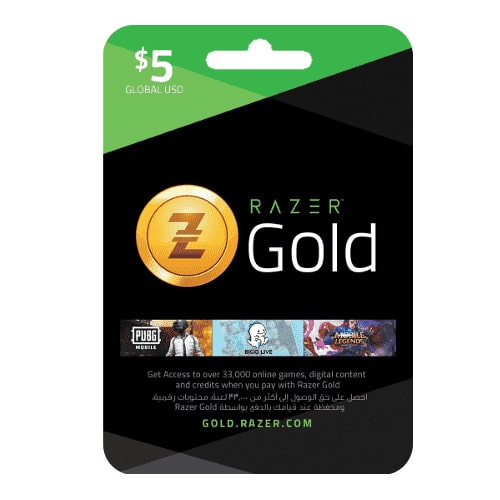Razer Gold $5 (Global + US)