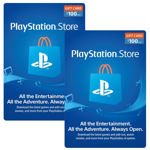 Sony PlayStation Network Card $100x2 - USA