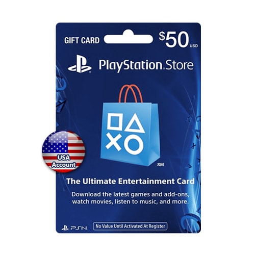 Sony PlayStation Network Card $50 - USA